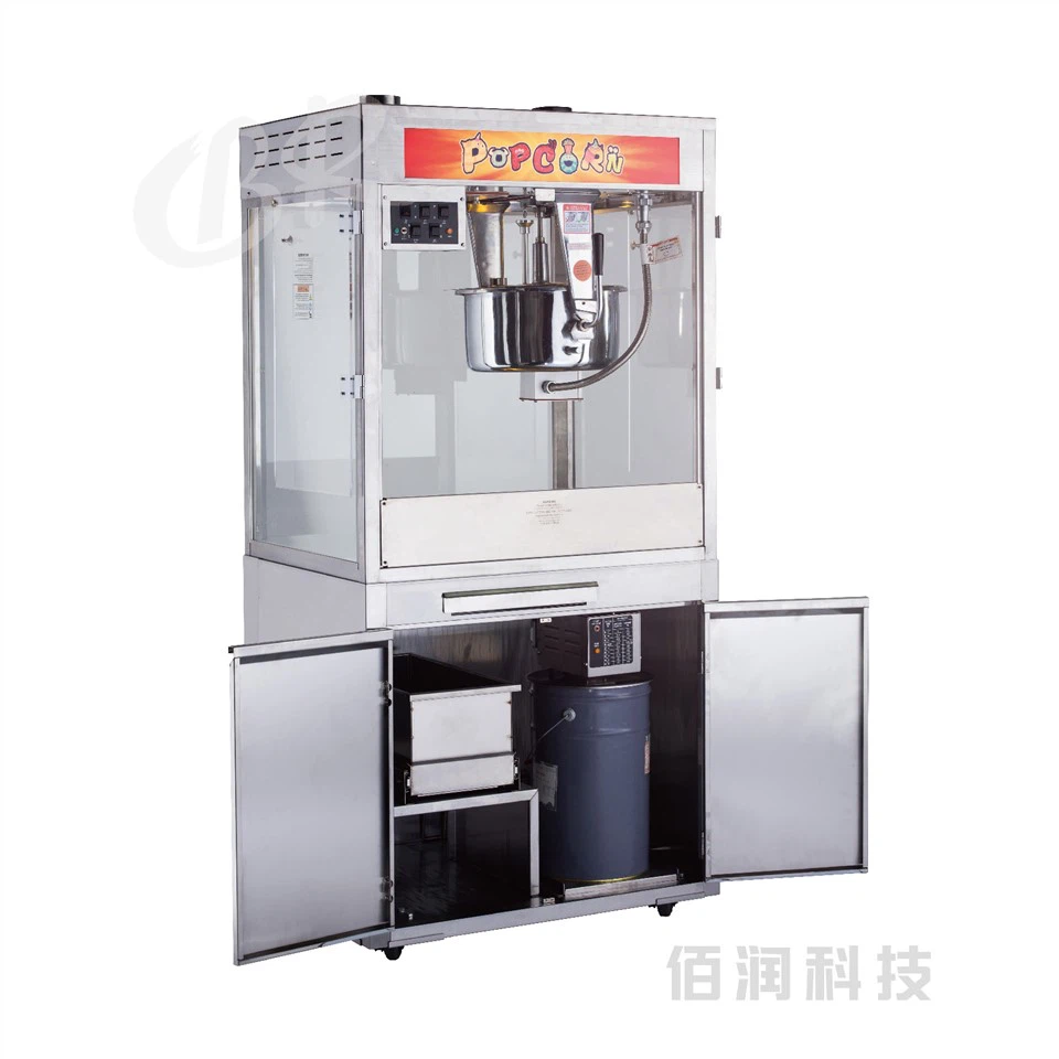 China Manufacturer Commercial Industrial Automatic Gas Fired Popcorn Mixer Machine ...